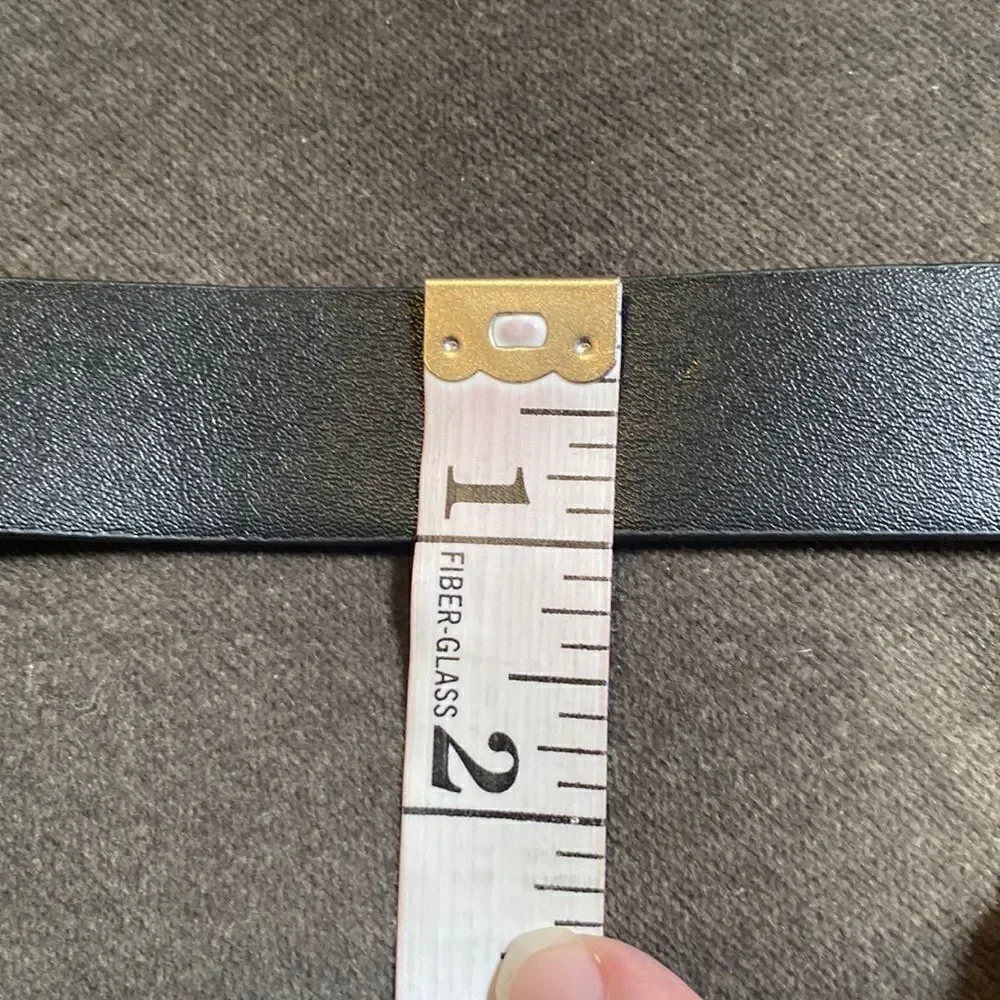 Black Belt with Clear Buckle 2X - NWT